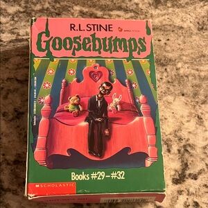 Scholastic Goosebumps Collection with Pink and Green Cover